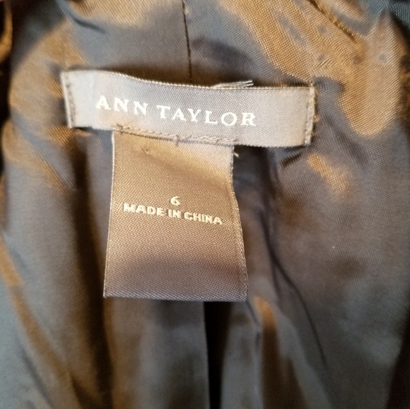 Anne Taylor size 6 Charcoal Gray Suit - Picture 7 of 7